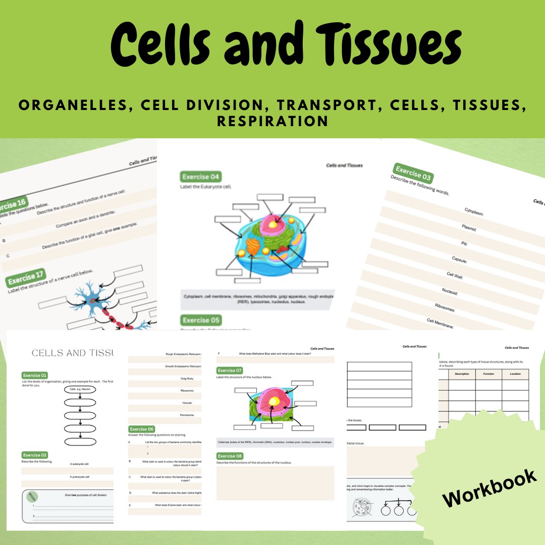 Animal management cells and tissues biology workbook